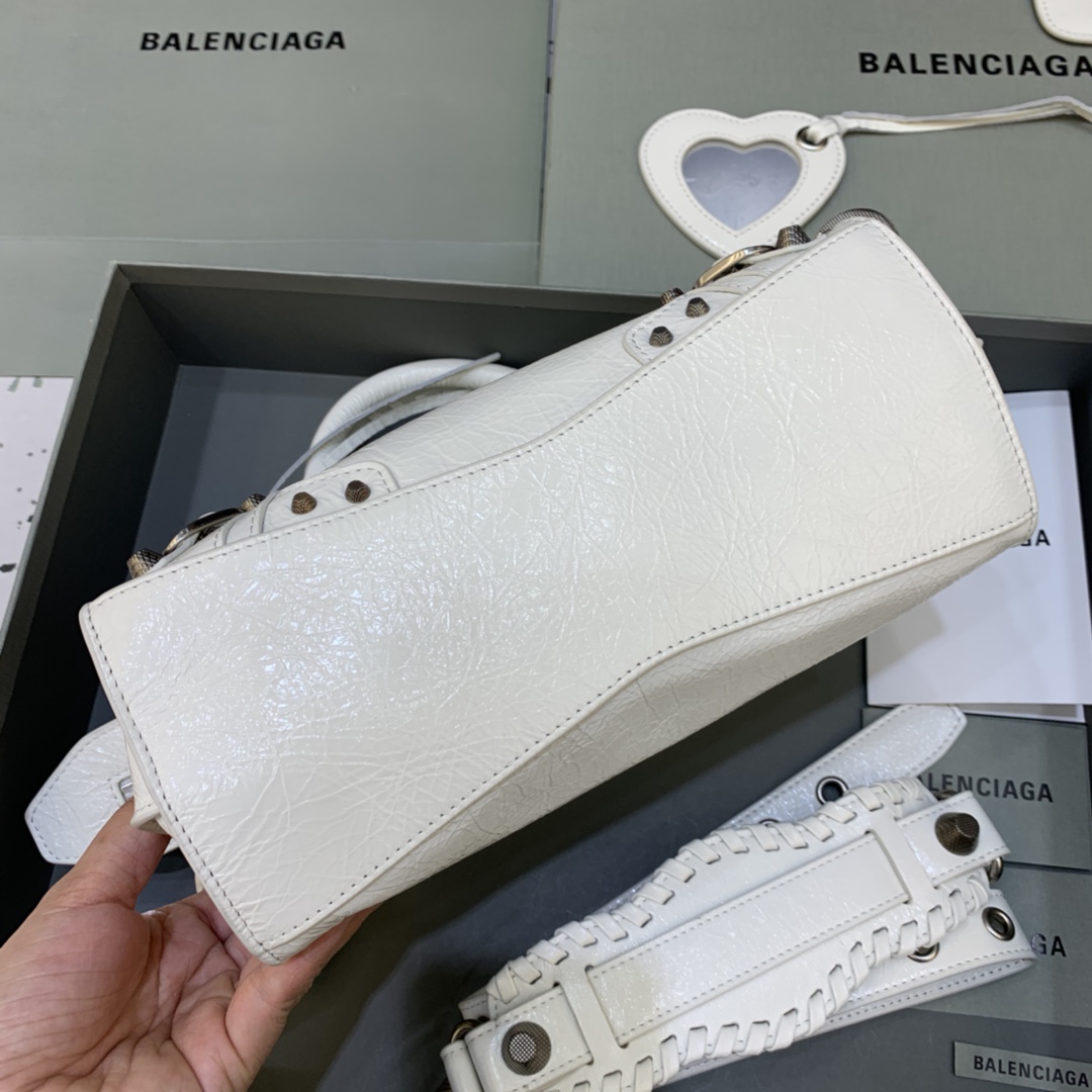 Balenciaga Neo Cagole XS Handbag Shoulder Bag White